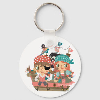 Girly Pirates Keychain