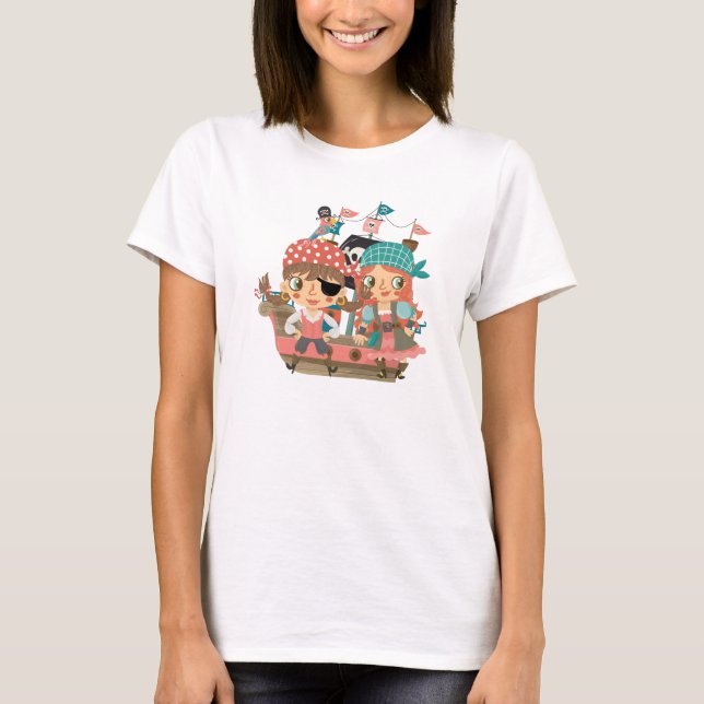 Girly Pirates T-Shirt (Front)