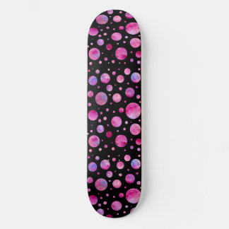 Girly Polka Dot Skateboard