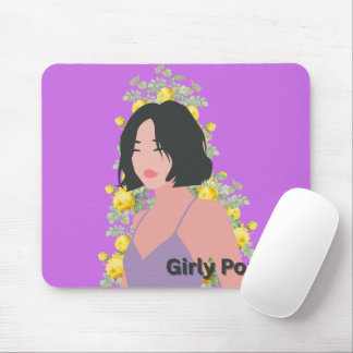 Girly pop Bob mouse pad