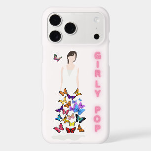 Girly pop butterfly phone case