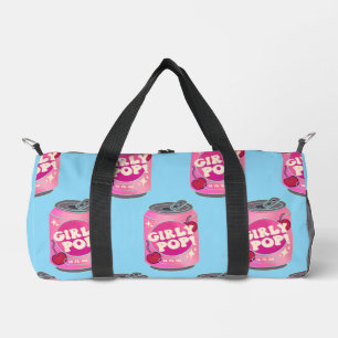 Girly Pop Cherry Soda Can Retro Y2K Pink Duffle Bag