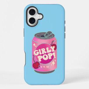  Girly Pop Cherry Soda Can   Retro Y2K Pink iPhone 16 Plus Case