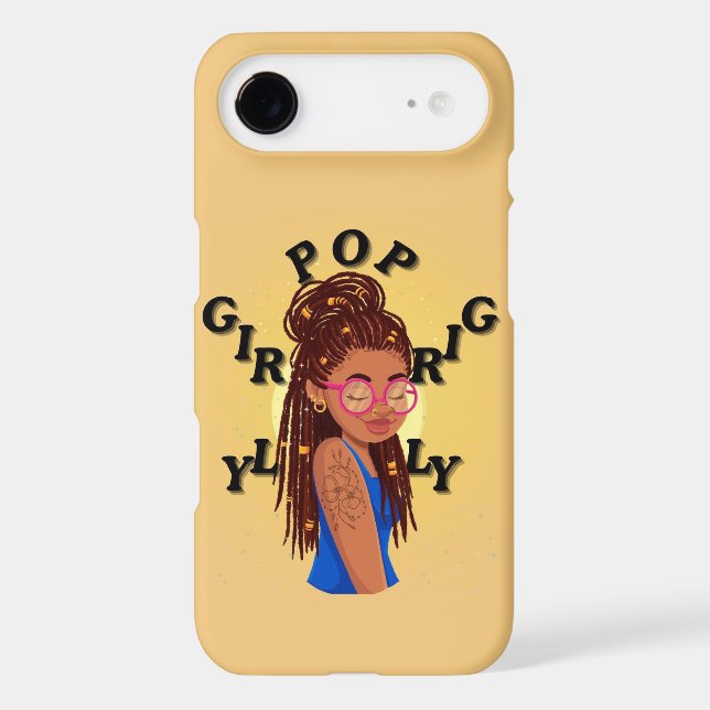 Girly pop locs phone case  (Back)