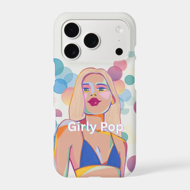 Girly pop phone case party girl iphone (Verso)
