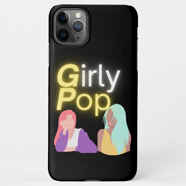 Girly pop phone  iPhone case (Back)