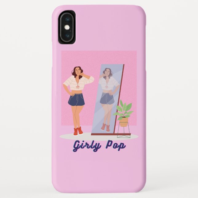 Girly pop - pink Case-Mate iPhone case (Back)