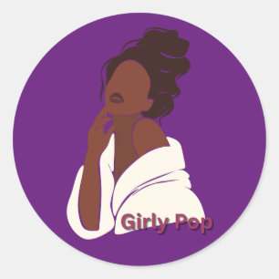 Girly pop stickers