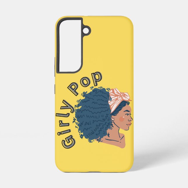 Girly pop yellow phone case (Back)