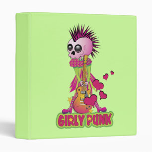 Girly Punk Rocker Binder