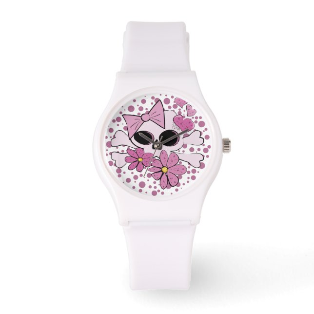 Girly Punk Skull Watch (Front)