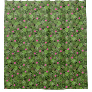 Girly Punk Skulls on Flower Camo background