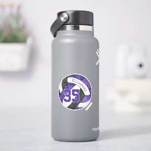 girly purple black volleyball school team colours