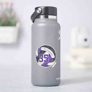 girly purple black volleyball school team colours 