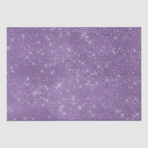 Girly Purple Glitzy Sparkle Tissue Paper