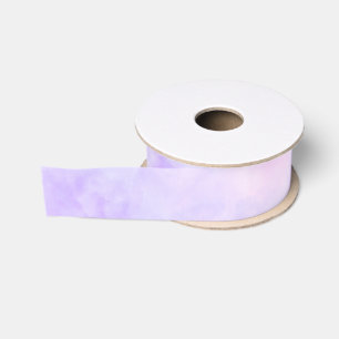 Girly Purple Pink Tie Dye Grosgrain Ribbon