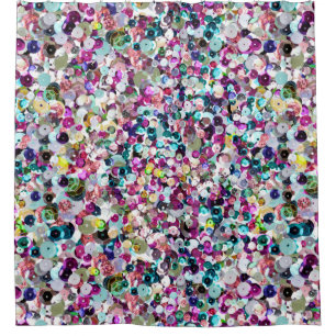 Girly Rainbow Faux Sequins Bling