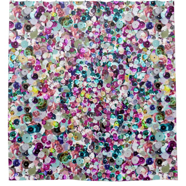 Girly Rainbow Faux Sequins Bling (Front)