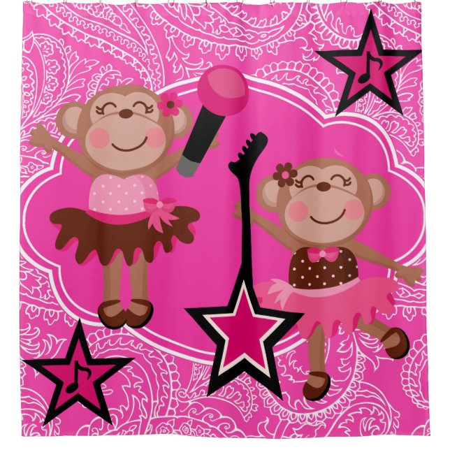Girly Rock Star Monkeys (Front)