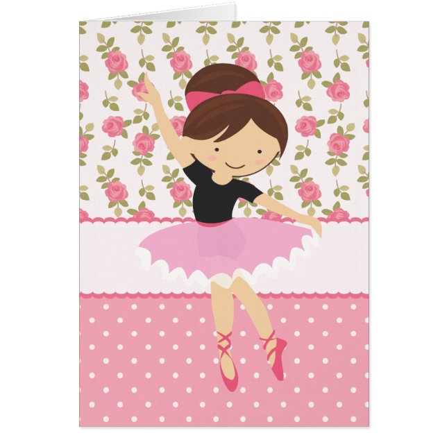 Girly rose floral de ballerine lunatique (Devant)