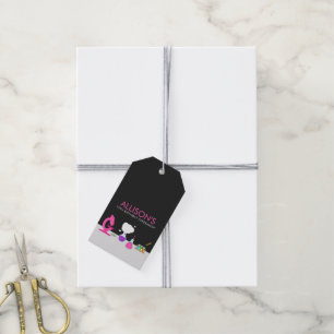 Girly Science Party Gift Tags
