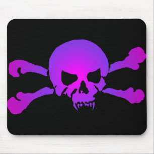Girly Skull of the Undead Mouse Pad