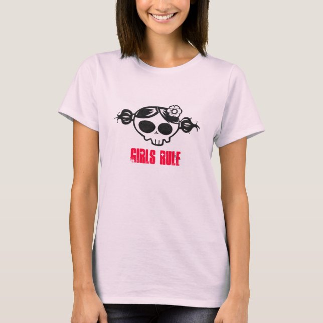 girly skull T-Shirt (Front)