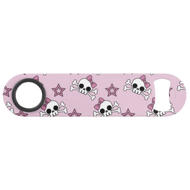 Girly Skulls Speed Bottle Opener (Front (Horizontal))