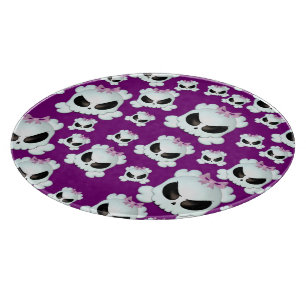 Girly Skullz Cutting Board