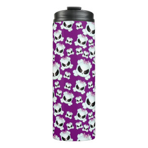Girly Skullz Thermal Tumbler