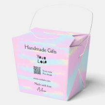 Girly small business handmade gifts made love QR