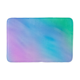 Girly Soft Rainbow Sky Bath Mat