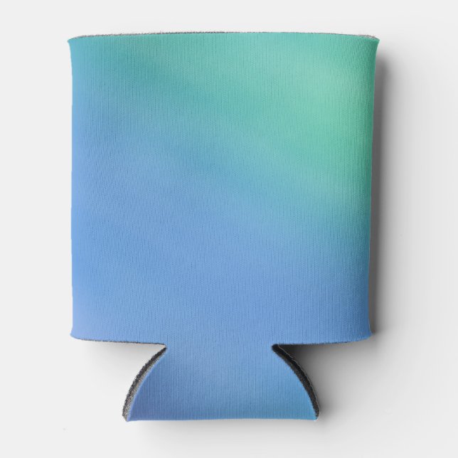 Girly Soft Rainbow Sky Can Cooler (Front)