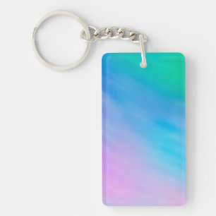 Girly Soft Rainbow Sky Keychain
