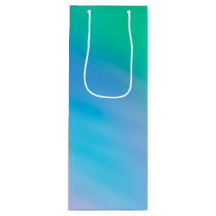 Girly Soft Rainbow Sky Wine Gift Bag
