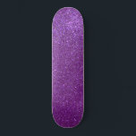 Girly Sparkly Royal Purple Glitter Skateboard<br><div class="desc">This girly and chic design is perfect for the girly girl. It depicts faux printed sparkly royal purple glitter. It's pretty, modern, trendy, and unique. ***IMPORTANT DESIGN NOTE: For any custom design request such as matching product requests, color changes, placement changes, or any other change request, please click on the...</div>