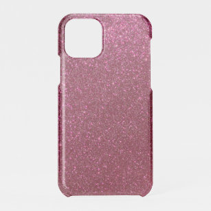 Girly Sparkly Wine Burgundy Red Glitter iPhone 11 Pro Case