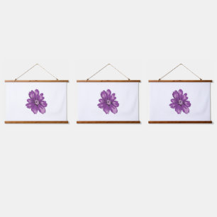 Girly Style, Light Eggplant, Bleached Cedar Hanging Tapestry