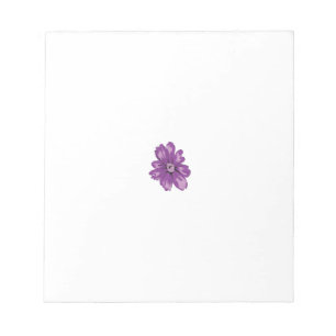 Girly Style, Light Eggplant, Bleached Cedar Notepad