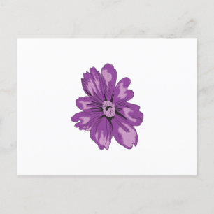 Girly Style, Light Eggplant, Bleached Cedar Postcard