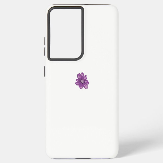 Girly Style, Light Eggplant, Bleached Cedar Samsung Galaxy S21 Ultra Case (Back)