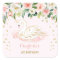 Girly Swan Princess Blush Pink Gold Floral Favours