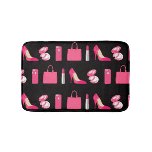 Girly things bathroom rug