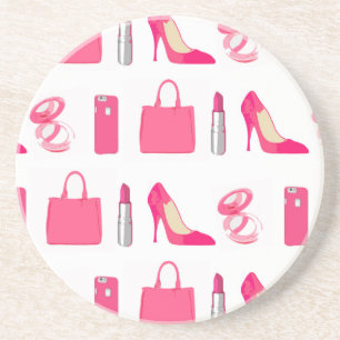 Girly things design coaster
