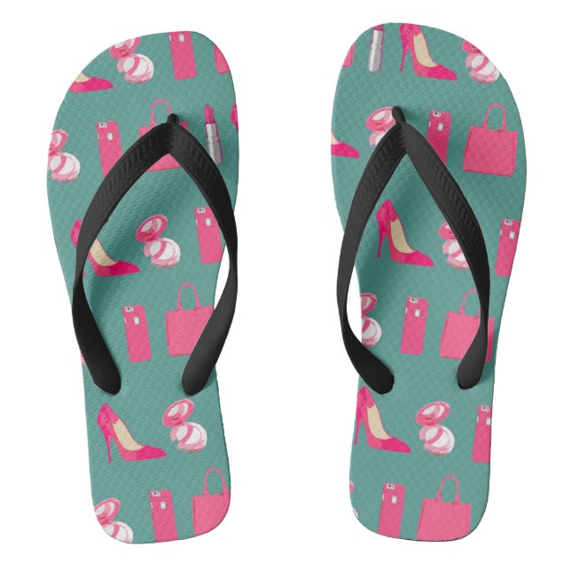 girly things flipflops (Footbed)