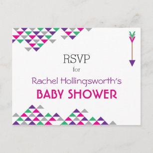 Baby Shower RSVP & Response Cards | Zazzle CA