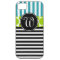 GIRLY TURQUOISE GREEN BLACK STRIPES iPHONE 5 CASE