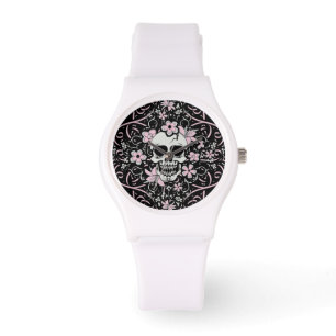 Girly Vintage Skull Watch