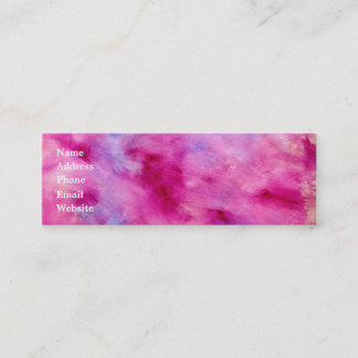 Girly Watercolor Business Card