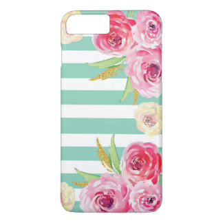 Girly Watercolor Floral Pattern iPhone 8/7 Case